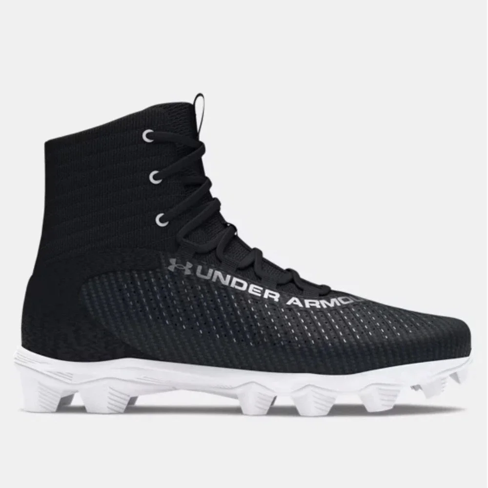 Under Armour Highlight 2 RM Men's US 9 Black White Football Cleats 3027300-001